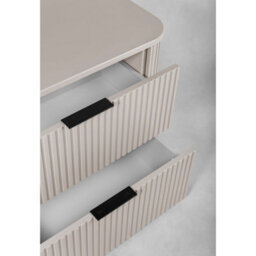 Heze Furniture Elegance Glamour Style 2 Bathroom Wall Vanity Cabinets Set 35Cm & 80Cm  - Cashmere - thumbnail 7