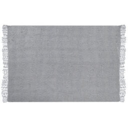 Beliani Blanket Vella Cotton 150 X 200 Cm Grey - thumbnail 4