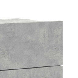 Vidaxl Bedside Cabinets 2 Pcs Concrete Grey 40X30X30 Cm Engineered Wood - thumbnail 9
