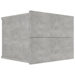 Vidaxl Bedside Cabinets 2 Pcs Concrete Grey 40X30X30 Cm Engineered Wood - thumbnail 3