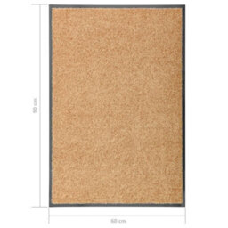 Walplus Doormat Washable Cream 60 X 90 Cm - thumbnail 6