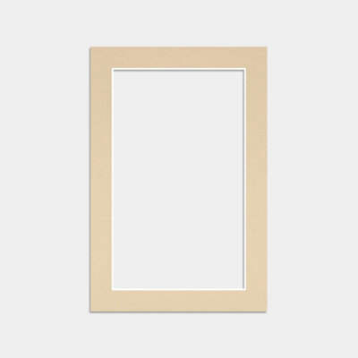 Ak Frames 12X8 Ivory Picture Mounts To Fit 10X6 Aperture Size - Mount Board Only (No Frame Included) - image 1