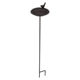 Woodside Cast Iron Decorative Garden Birth Bath Water Bowl/feeding Tray Dish - thumbnail 5