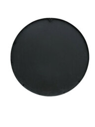 Aspect Furniture Round Window Industrial Metal Mirror, Black, 80 Dia X 5(D) Cm - thumbnail 5