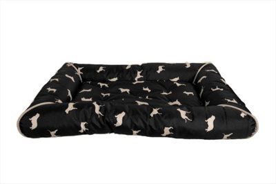 Dream Paws Water Resistant Canvas Dog Print Mattress Xtlarge