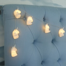 Globrite Unicorn String Lights - 10 Led - Battery Operated Cute Decorative Lamp For Baby & Kids Bedroom Home Night Light Décor - thumbnail 3