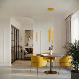 Sollux Lighting Pastelo Steel Yellow 2 Lights Modern Wall Lamps - thumbnail 7