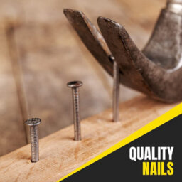 SOL 250Pk Assorted Nails For Wood, Iron Nails For Hanging Pictures - Long, Medium And Small Wall Nails For Diy And Crafts, Woodwork - thumbnail 6