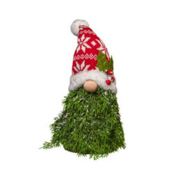 Samuel Alexander 31Cm Red And White Christmas Tree Sitting Gonk With Snowflake Hat - thumbnail 8