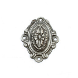 Oakcrafts - Antique Cast Iron Edwardian Style Escutcheon With Cover - thumbnail 3