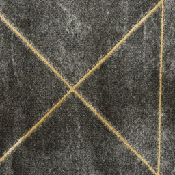 Dark Grey Gold Abstract Modern Easy To Clean Rug For Living Room Bedroom & Dining Room-120Cm X 170Cm - thumbnail 2