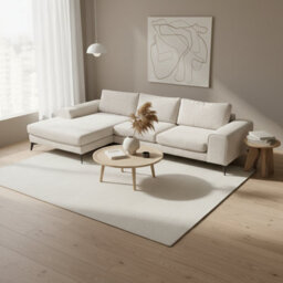Abakus Direct Venice Chenille Corner Sofa In Stone Grey Left Facing With Deep Seats And Extra-Wide Padded Arms - thumbnail 5