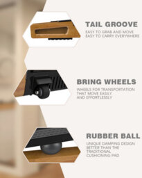 Homeology Inclino Light Walnut Wood Finish Luxury Home/office Quiet 560W Adjustable Speed 5Degree Incline Treadmill - thumbnail 7