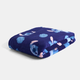 Ohs X Stitch Throw Kids Soft Coral Fleece Thermal Bedspread Blanket - thumbnail 2