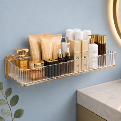 Bathroom Storage Rack, Punch Free, Toilet Organiser Rack, 36Cm - image 1