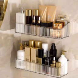 Bathroom Storage Rack, Punch Free, Toilet Organiser Rack, 36Cm - thumbnail 2