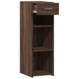 Berkfield Sideboard Brown Oak 30X42.5X93 Cm Engineered Wood - thumbnail 7