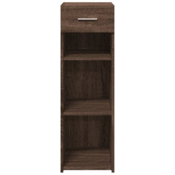 Berkfield Sideboard Brown Oak 30X42.5X93 Cm Engineered Wood - thumbnail 4