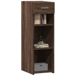 Berkfield Sideboard Brown Oak 30X42.5X93 Cm Engineered Wood - thumbnail 3