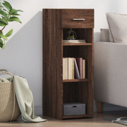 Berkfield Sideboard Brown Oak 30X42.5X93 Cm Engineered Wood