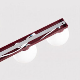 Sollux Lighting Yoli Steel/glass Burgundy 6 Lights Minimalist Ceiling Lamps - thumbnail 7