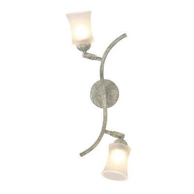 Luminosa Lighting Luminosa Toscano Wall Lamp 2 Light G9 White/french Gold - image 1