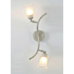 Luminosa Lighting Luminosa Toscano Wall Lamp 2 Light G9 White/french Gold - thumbnail 2