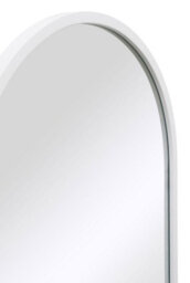 Mirroroutlet The Arcus White Framed Arched Wall Mirror 180Cm X 60Cm - thumbnail 4