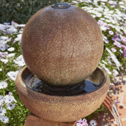 Primrose Friendship Stone Effect Water Feature Fountain With Led Lights H109Cm - thumbnail 2