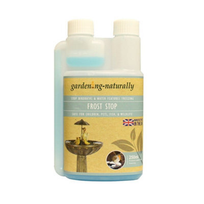 Gardening Naturally Bird Bath And Water Feature Winter Frost Protector 250Ml