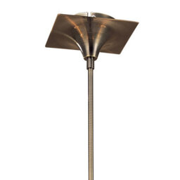 Luminosa Lighting Luminosa Siena Pendant Round 6 Light E14, Antique Brass With Amber Cream Shades And Amber Crystal - thumbnail 3