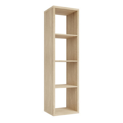 Furniture To Go Mauro 3 Shelves Storage Unit In Sonoma Oak - image 1