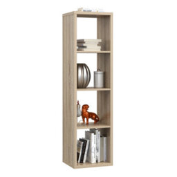 Furniture To Go Mauro 3 Shelves Storage Unit In Sonoma Oak - thumbnail 5