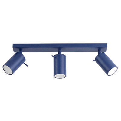 Sollux Lighting Ring Steel Ultramarine 3 Lights Modern Ceiling Lamps - image 1