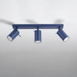 Sollux Lighting Ring Steel Ultramarine 3 Lights Modern Ceiling Lamps - thumbnail 2