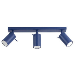 Sollux Lighting Ring Steel Ultramarine 3 Lights Modern Ceiling Lamps