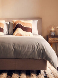 Orsina Versatile Globe Lamp With Grey Marble Base, Contrasting Bedside Table Light, Contemporary Modern Lamp - thumbnail 4