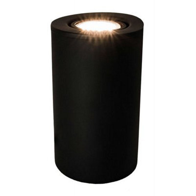 Happy Homewares Matt Black Gu10 Floor Or Table Lamp Uplighter With Tilt Capability - image 1