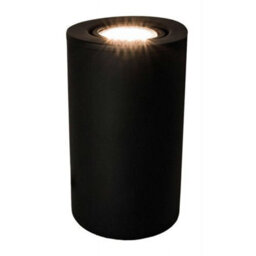 Happy Homewares Matt Black Gu10 Floor Or Table Lamp Uplighter With Tilt Capability - thumbnail 1