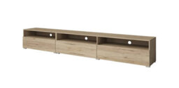 Arte Baros 40 Tv Cabinet In San Remo Oak - W2700mm X H400mm X D410mm - thumbnail 1