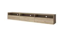 Arte Baros 40 Tv Cabinet In San Remo Oak - W2700mm X H400mm X D410mm - thumbnail 2