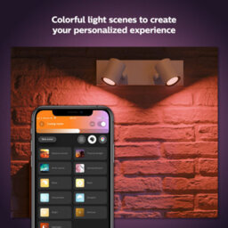 Philips Hue Fugato White And Colour Ambiance Double Spotlight - thumbnail 3