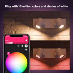 Philips Hue Fugato White And Colour Ambiance Double Spotlight - thumbnail 2