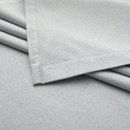 Ameha Plain 100%blackout Ringtop Curtain Luxury Linen 135 Gsm Thermal Insulated Window Curtains Pair Silver 46'x54' With Tie Backs - thumbnail 5