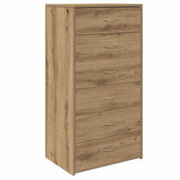 Walplus Sideboard With 6 Drawers Artisan Oak 50X34X96 Cm Engineered Wood - thumbnail 2