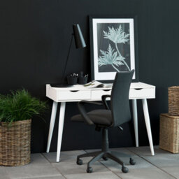 Furniture To Go Neptun 3 Drawer Office Desk In White - thumbnail 4