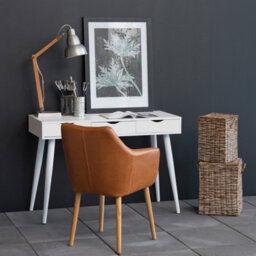 Furniture To Go Neptun 3 Drawer Office Desk In White - thumbnail 5