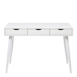 Furniture To Go Neptun 3 Drawer Office Desk In White - thumbnail 2