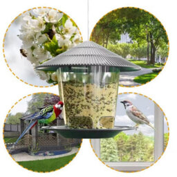 Hanging Wild Bird Feeder With Rope For Garden And Outdoor Use - thumbnail 2
