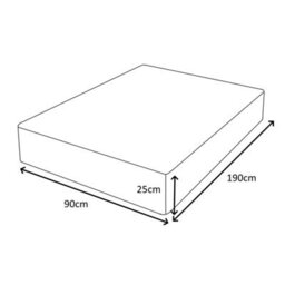 LUNA Teddy Boucle 5Ft King Beige Ottoman Storage Bed Gas Lift Up - (L) 220Cm X (W) 170Cm (H) 113Cm With 25Cm Memory Foam Mattress - thumbnail 8